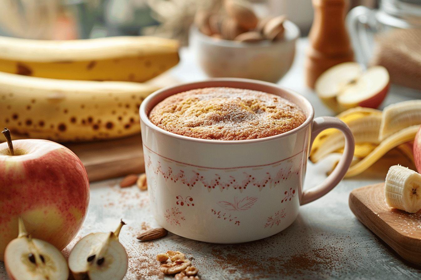 Recette rapide de mug cake chocolat healthy : délicieux et facile à préparer