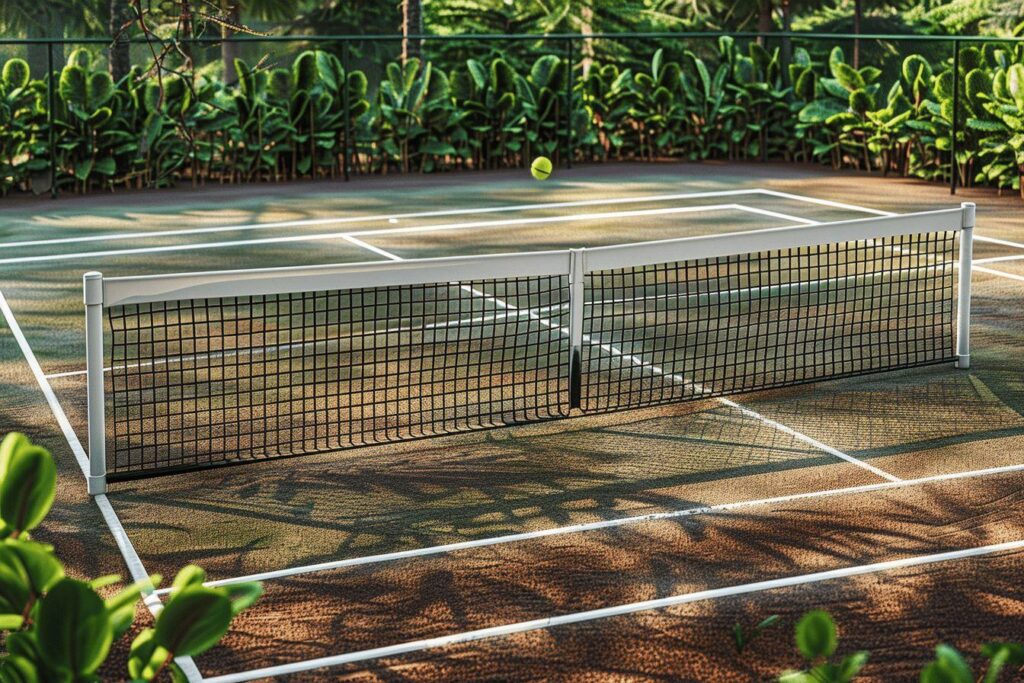 Hauteur du filet de tennis : normes, mesures et impact sur le jeu